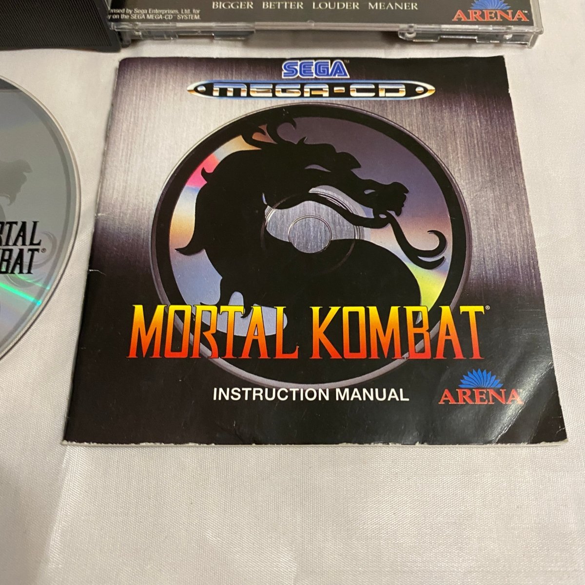 Buy Mortal Kombat Sega mega cd game complete -@ 8BitBeyond Buy Mortal Kombat Sega mega cd game complete -@ 8BitBeyond